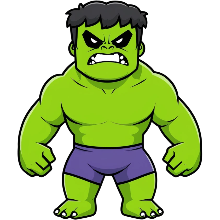 Hulk from Marvel emoji