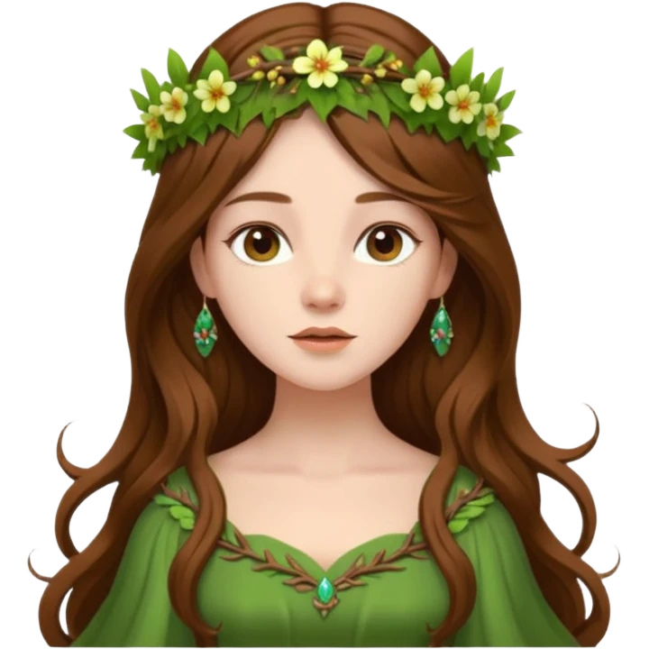 forest queen emoji