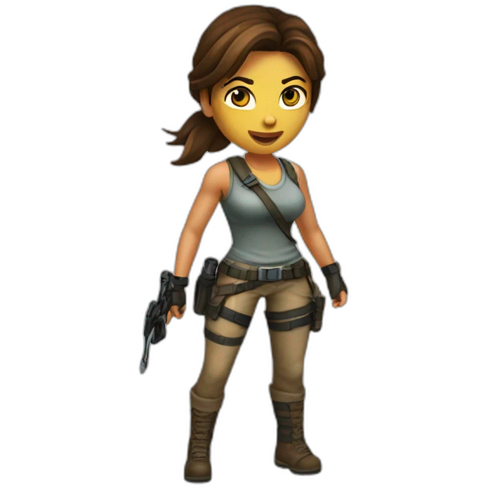 Lara croft lol emoji