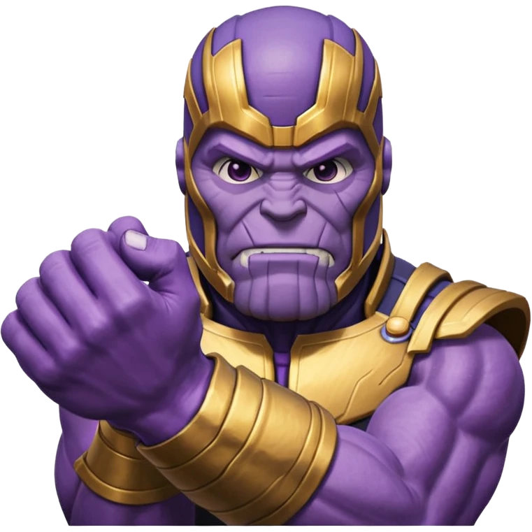 Thanos snapping emoji