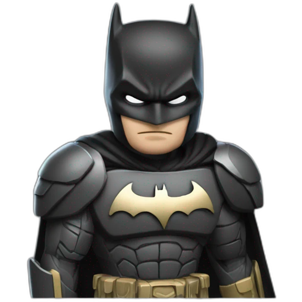 Batman playing warzone emoji