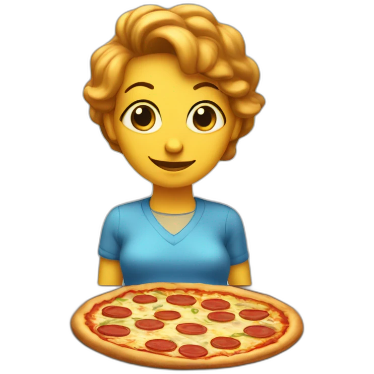 Pizza-de-la-mama emoji