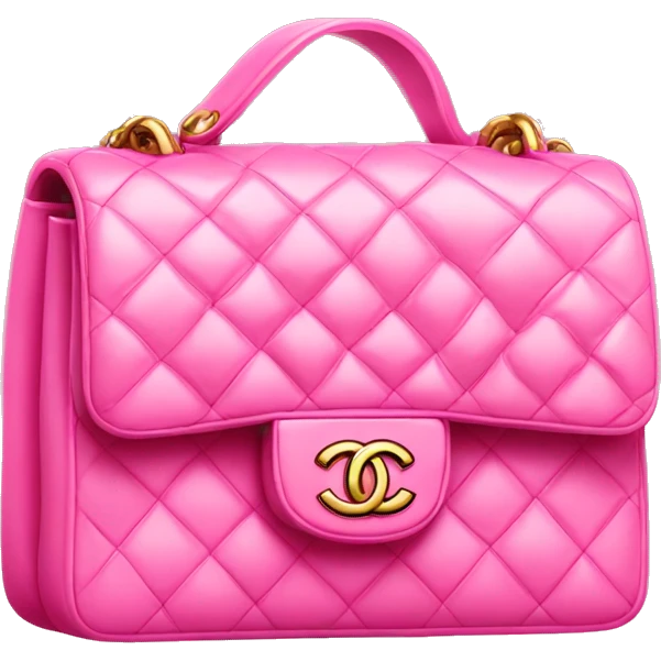 pink chanel bag emoji