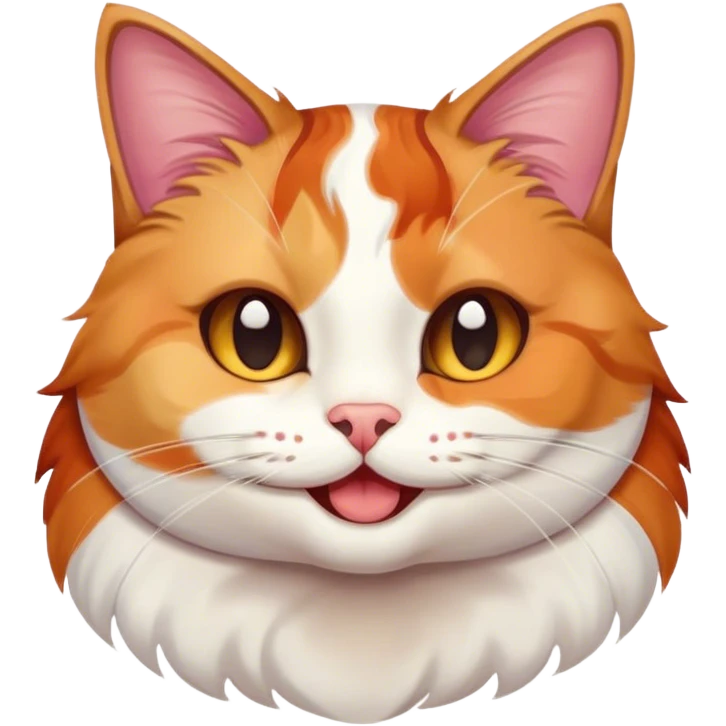 Happy cat emoji