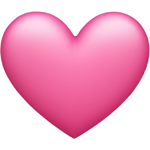 Pink heart emoji
