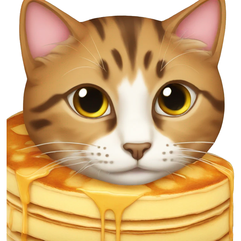 cat pancake emoji