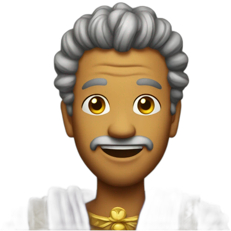 smiley king emoji