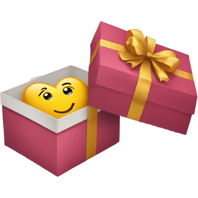 Heart in a gift box emoji