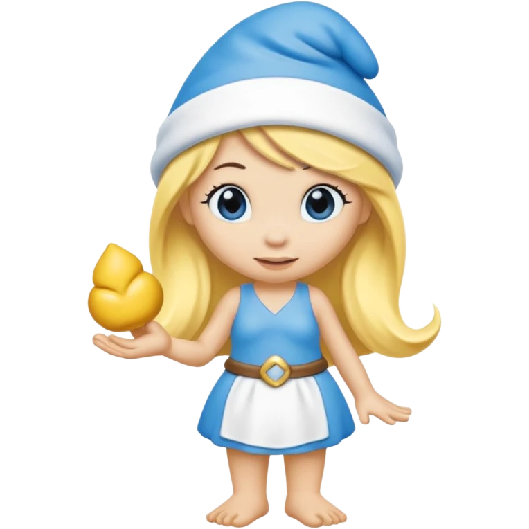 Smurfette emoji