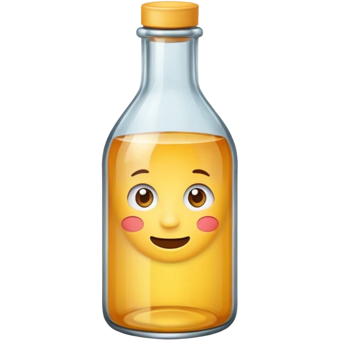 Glass bottle emoji