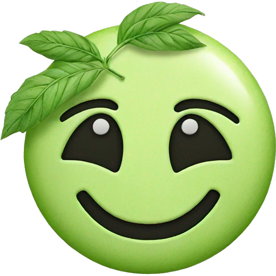 Stoned smiley face emoji