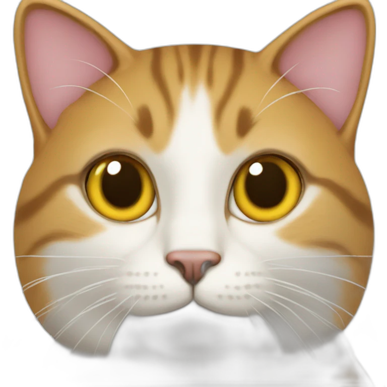 Un cat sur un chien emoji