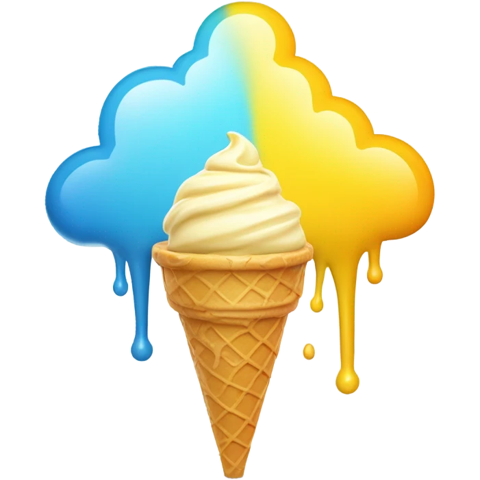ice cream pee emoji