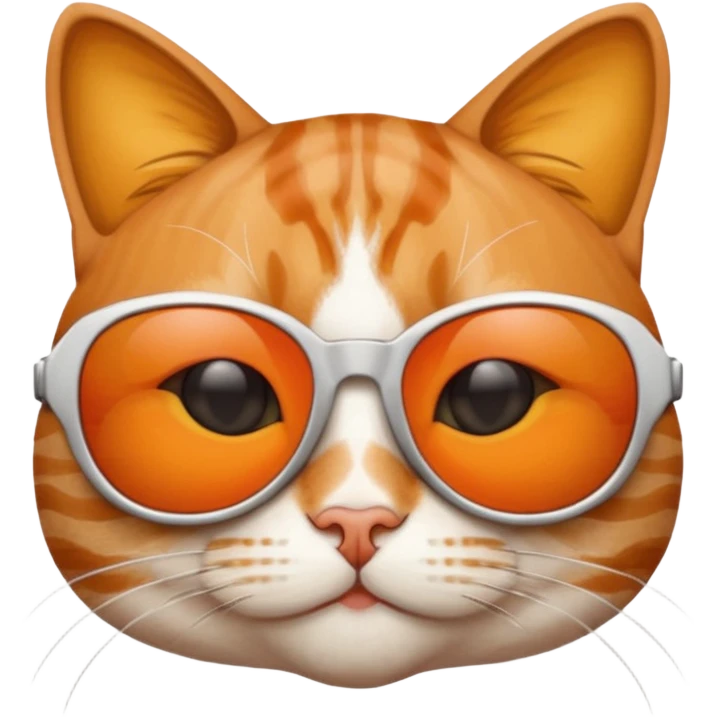 Cat wearing sunglasses emoji