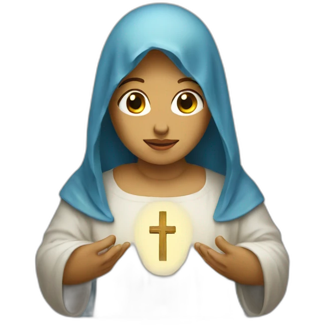 Virgin Mary emoji