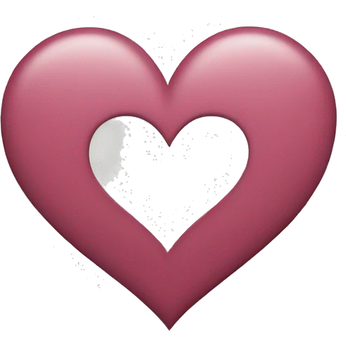 Heart outline emoji