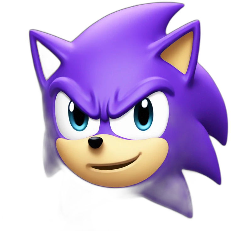 purple sonic  emoji
