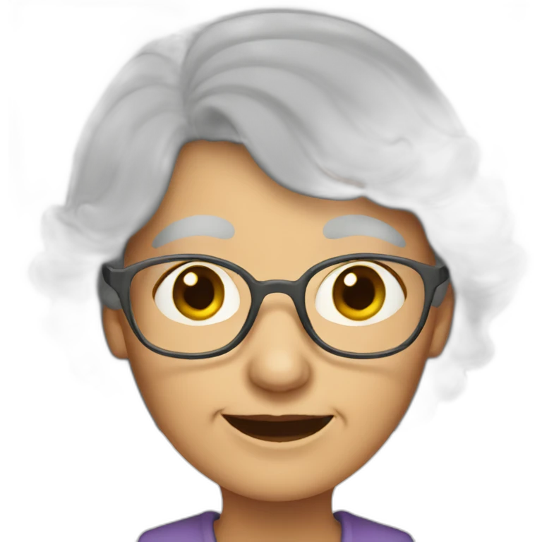 old lady emoji