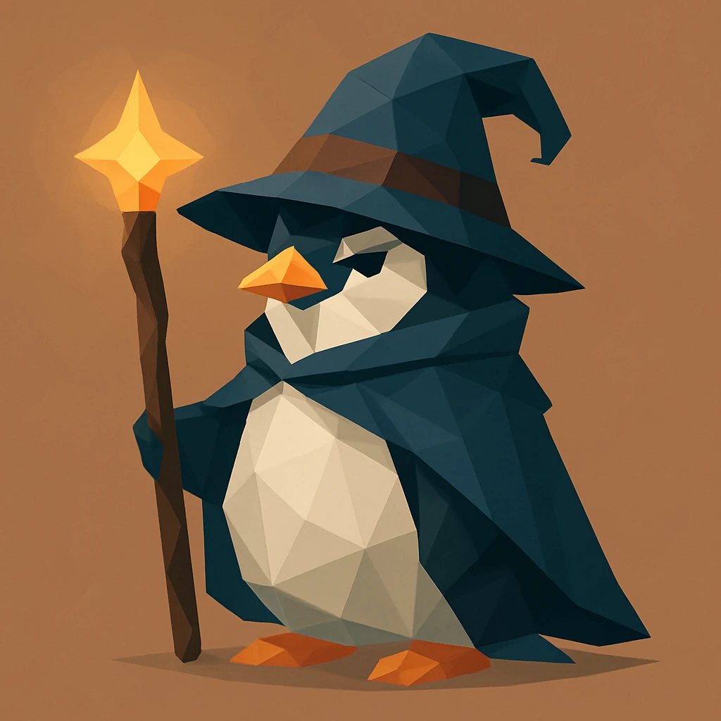 Penguin Wizard 345551322312321 emoji