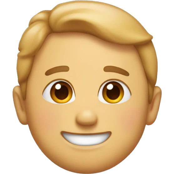 Make a happy emoji with heart eyes. emoji