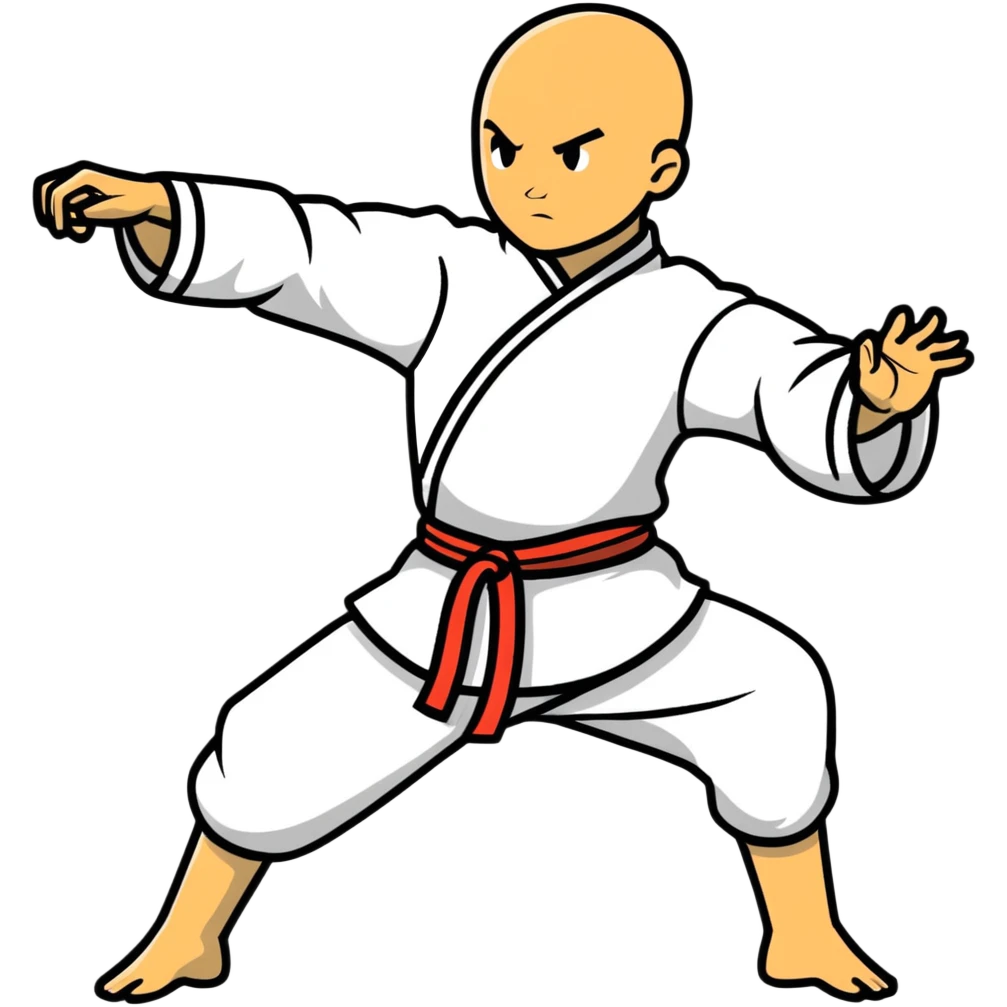 kung fu hero emoji