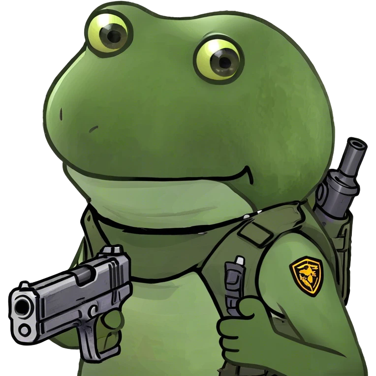 pointing a gun emoji