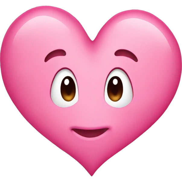 pink heart emoji emoji