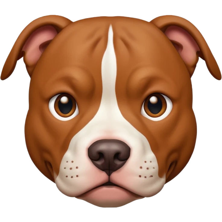 Pitbull face emoji