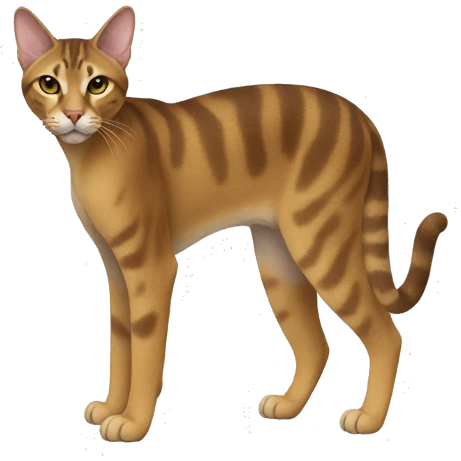 Sokoke Cat Breed Full Body emoji