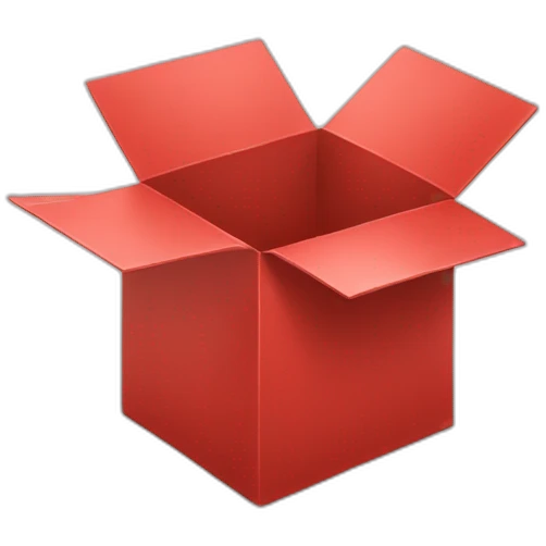 open box red emoji
