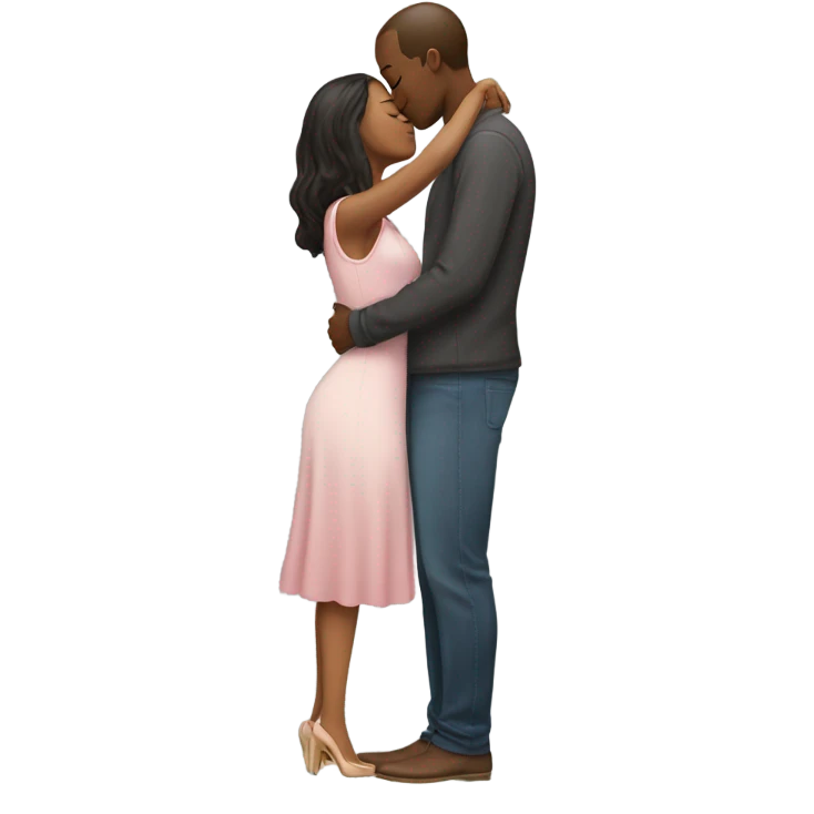 Couple kissing emoji