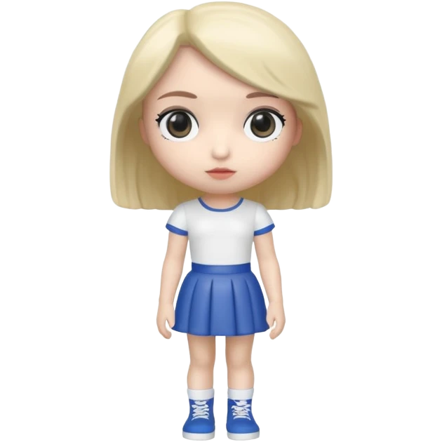 Fanko Pop Figure girl full body emoji