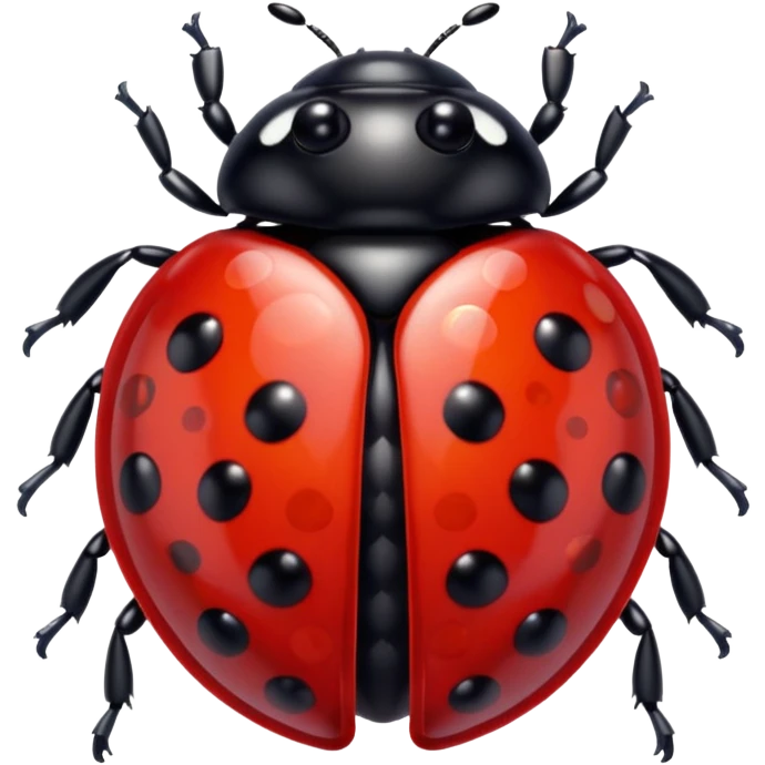 Gemstone ladybug emoji