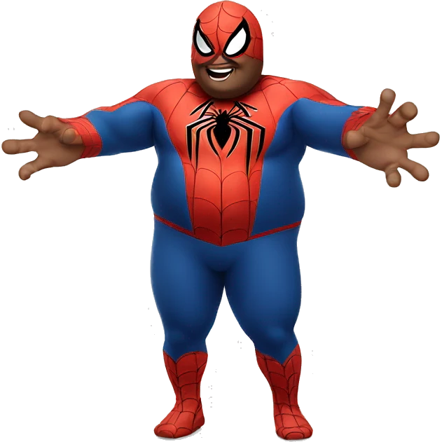 really fat spider-man emoji