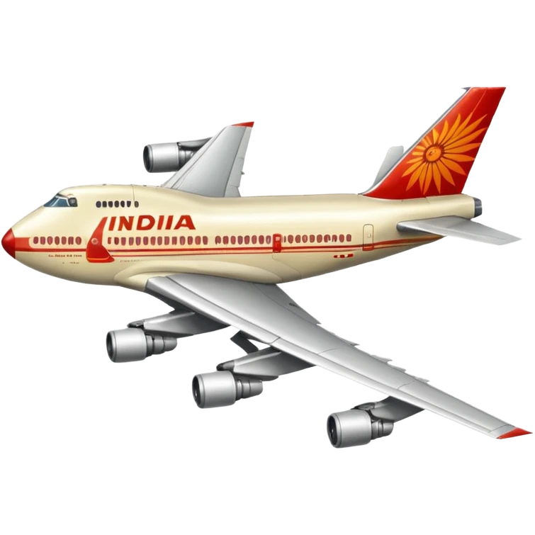 Air India b747 old with gears emoji