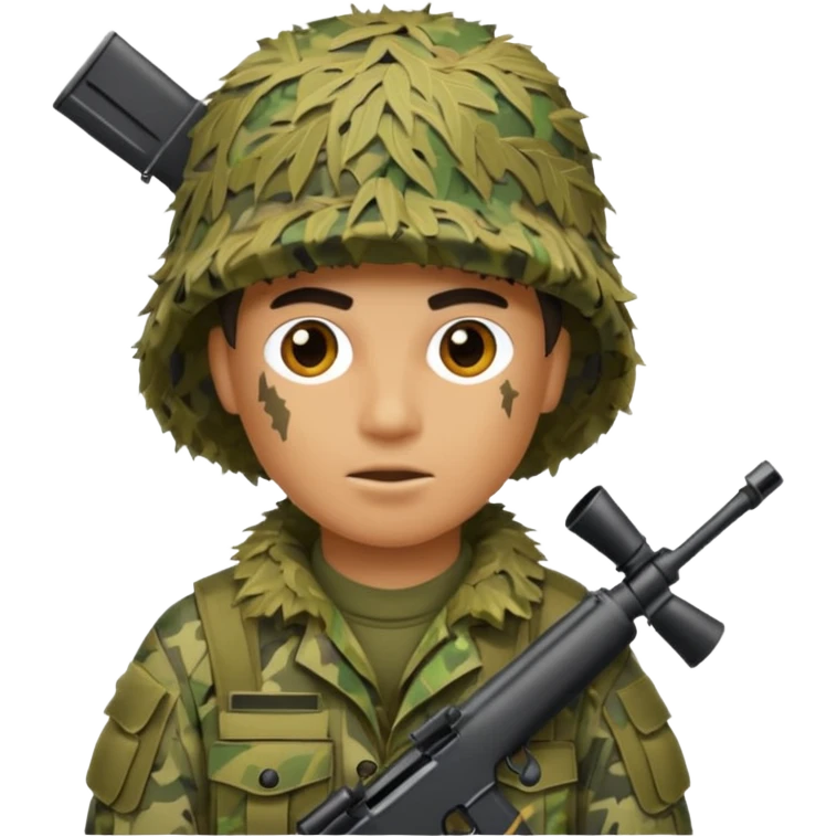 ghillie soldier emoji