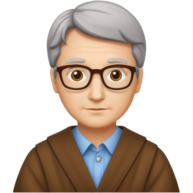 mdidle aged, The wise librarian emoji