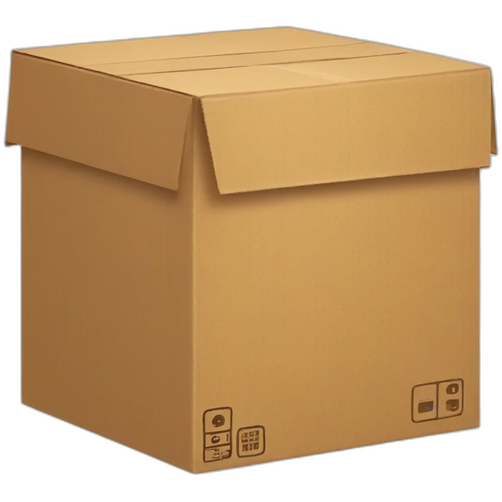 cardboard box emoji
