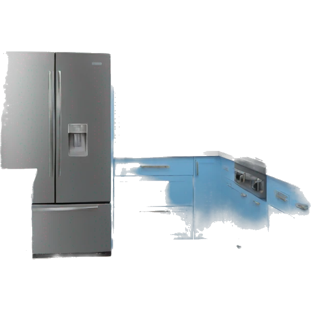 blue modern kitchen emoji