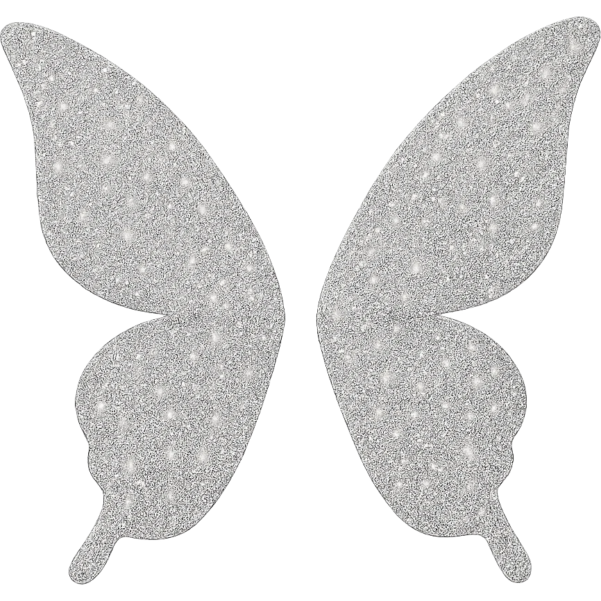  glitter wings, remove background emoji