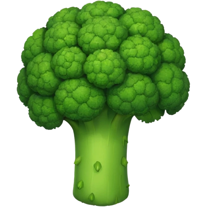 Cartoon Brocoly emoji