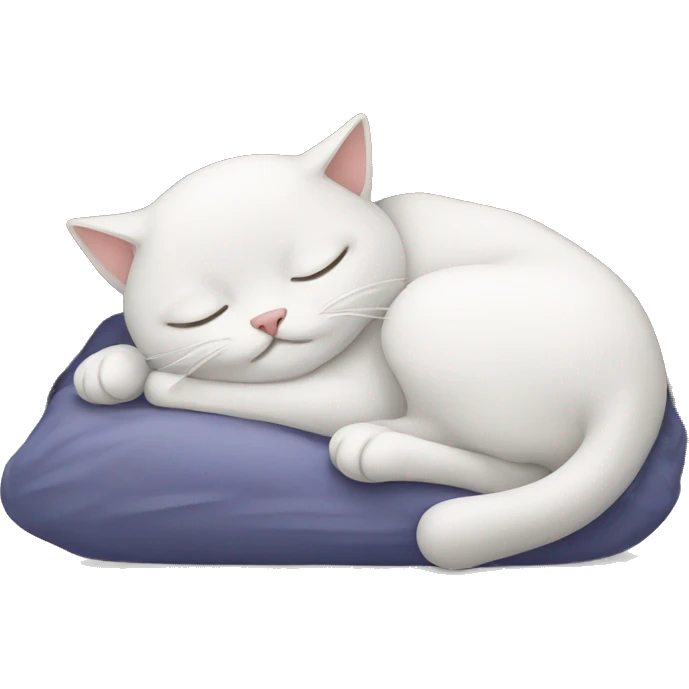 Cat sleep emoji