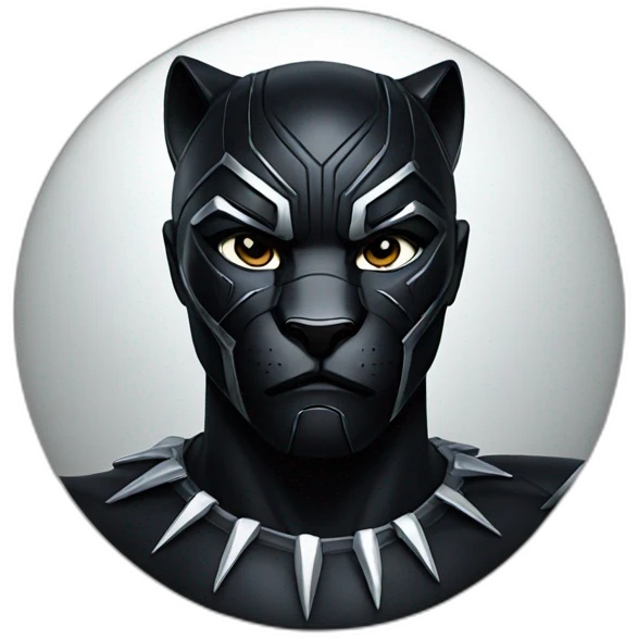 black panther emoji