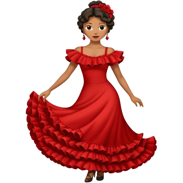 Flamenco dancer emoji