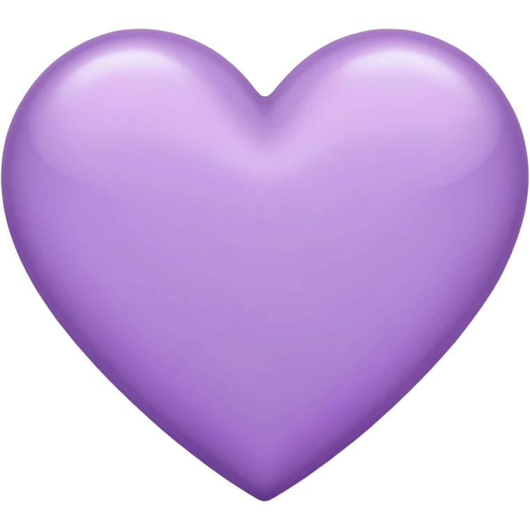 LIGHT PURPLE heart emoji emoji