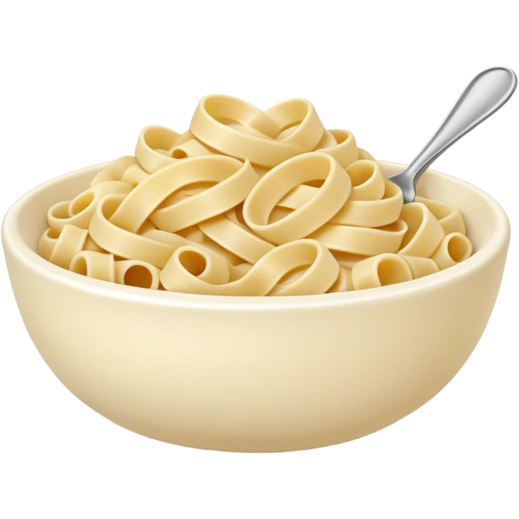 white creamy pasta emoji