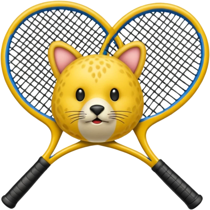 Tennis-Racket Animals emoji