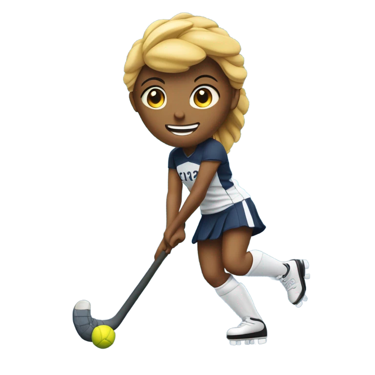 field hockey player  emoji