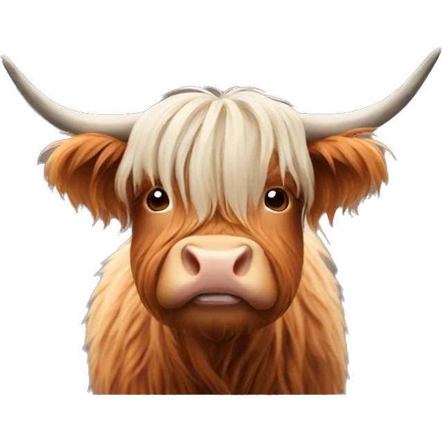 Highland cow emoji