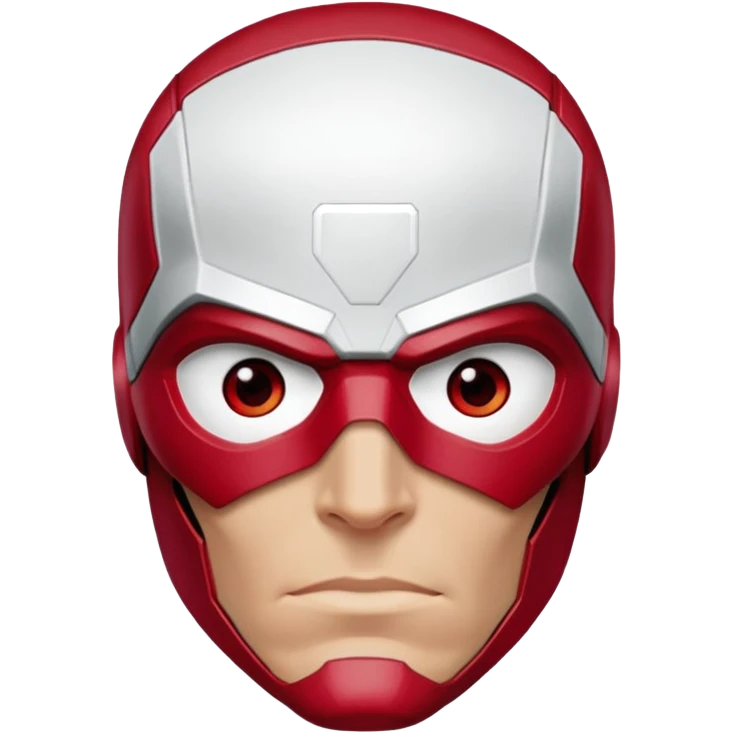 vision marvel red face from captain america: civil war emoji